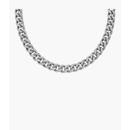 Fossil - Collier chaîne acier - Réf JF04696040