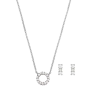 Fossil - Parure collier et boucles d'oreilles, argent 925 - Réf JFS00584SET