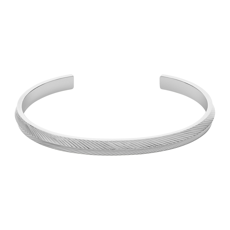 Fossil - Bracelet jonc acier - Réf JF04665040