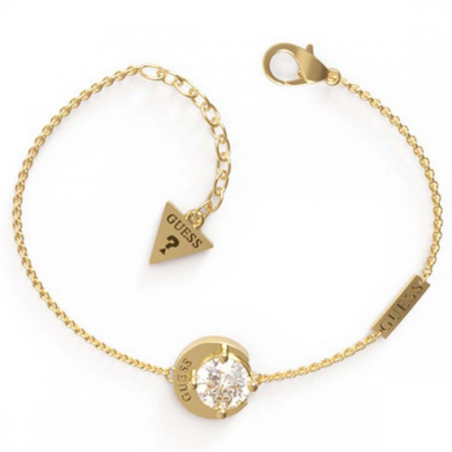 Guess - Bracelet acier rhodié doré, Moon Phases - Réf JUBB01197JWYGS