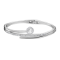 Lotus Style - Bracelet Jonc Bliss - Acier et Oxyde de Zirconium - Réf LS1843-2/5