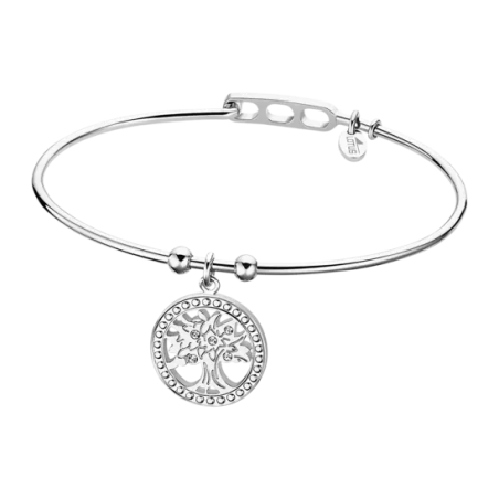 Lotus Style - Bracelet Jonc Millennial, Acier et Oxydes de Zirconium - Réf LS2015-2/3