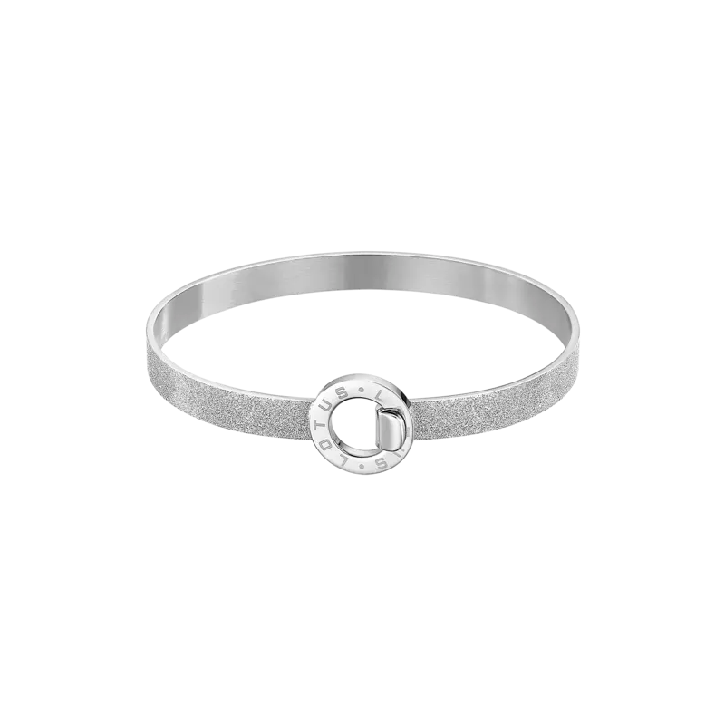 Lotus Style - Bracelet Jonc Millennial - Acier Argenté - Réf LS2080-2/1