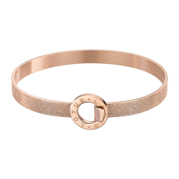 Lotus Style - Bracelet Jonc Millennial - Acier doré rose - Réf LS2080-2/3