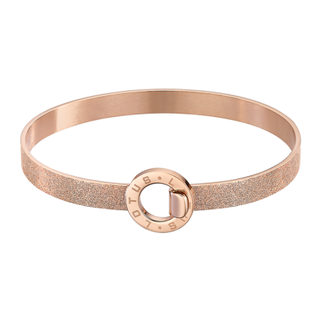 Lotus Style - Bracelet Jonc Millennial - Acier doré rose - Réf LS2080-2/3