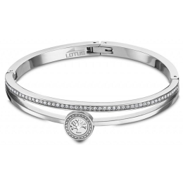Lotus Style - Bracelet Bliss - Acier Argenté - Oxydes de Zirconium - Réf LS2088-2/1