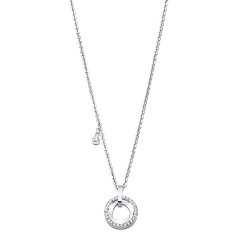 Lotus Style - Collier cercles - Acier Argenté - Réf LS2176-1/1
