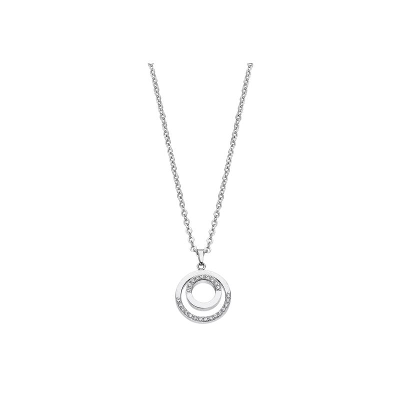 Lotus Style - Collier acier, cercle - Réf LS2180-1/1