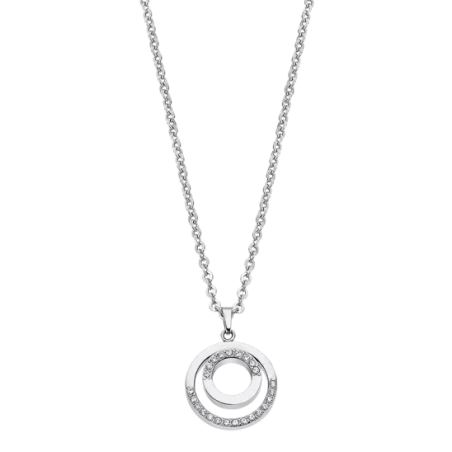 Lotus Style - Collier acier, cercle - Réf LS2180-1/1