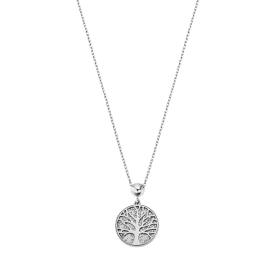 Lotus Style - Collier arbre de vie - Acier Argenté - Réf LS2225-1/1
