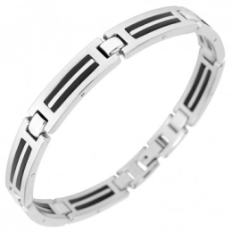 Phebus - Bracelet acier bicolore - Réf 35-0505
