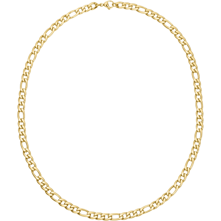 Phebus - Collier acier doré - Réf 75-0204