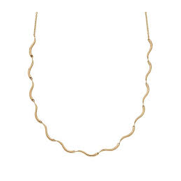 Skagen - Collier vague acier doré - Réf SKJ1746710