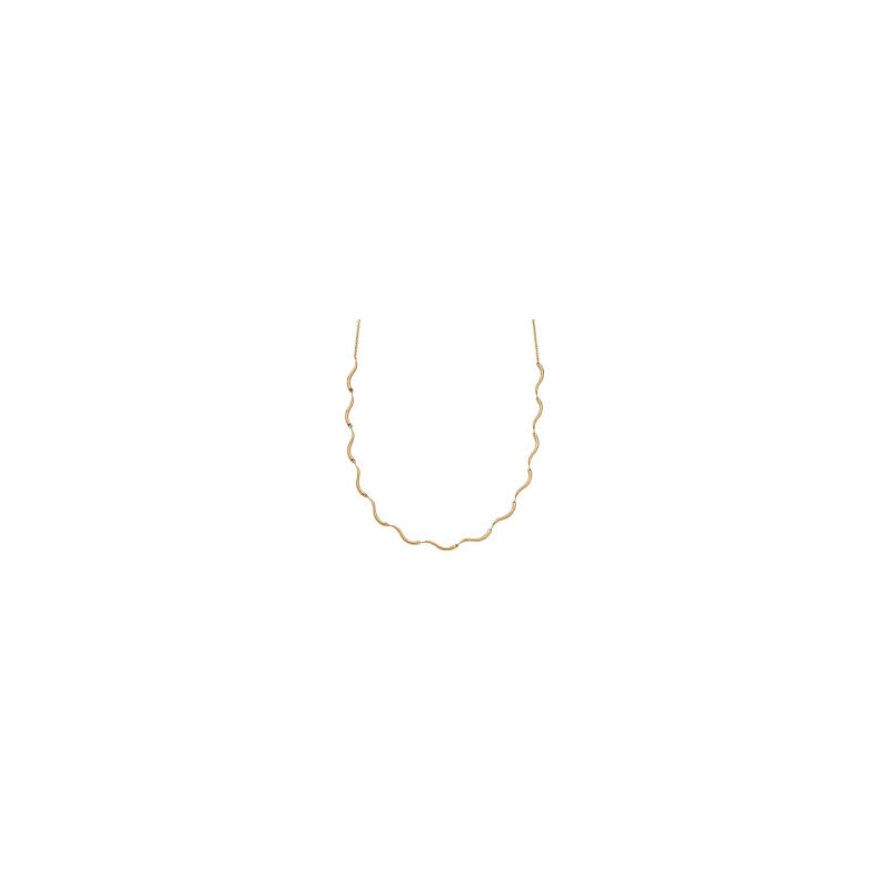 Skagen - Collier vague acier doré - Réf SKJ1746710
