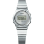 Casio - Montre Femme  Round New Design grise avec bracelet en acier - ref LA700WE-7AEF
