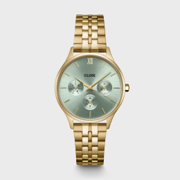 Cluse - Montre Femme  Minuit Multifonction verte - ref CW10709