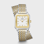 Cluse - Montre Femme  Gracieuse Petite blanche acier bicolore - ref CW11814