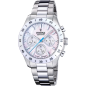 Festina - Montre Femme  Ceramic nacrée bracelet en acier - ref F20693/1