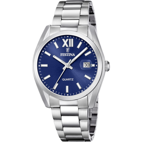 Festina - Montre Homme  Classics bleue - ref F20707/7