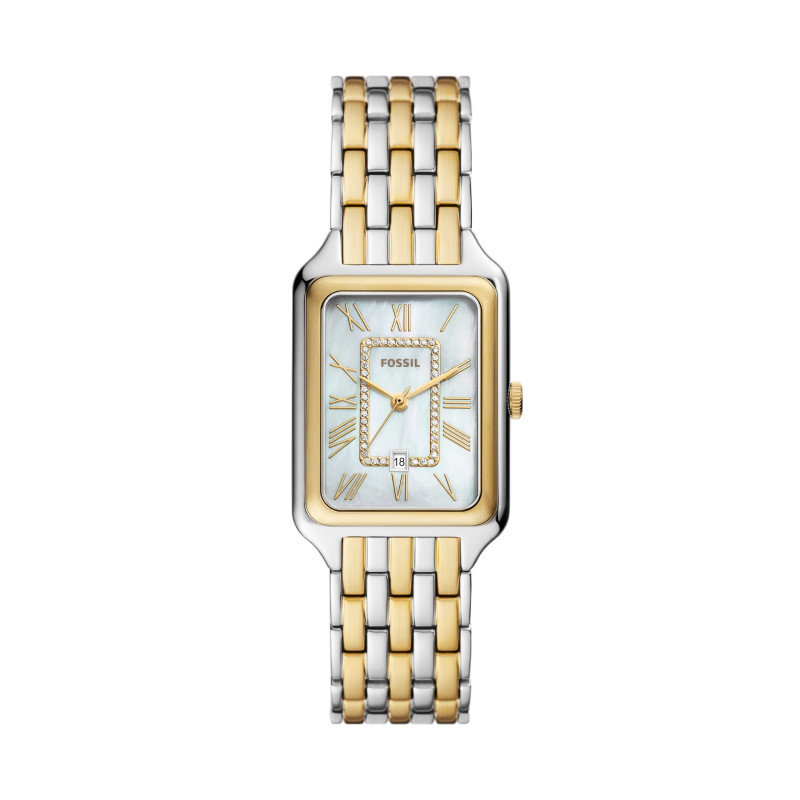 Fossil - Montre Femme  Raquel nacrée - ref ES5305