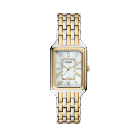 Fossil - Montre Femme  Raquel nacrée - ref ES5305
