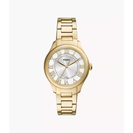 Fossil - Montre Femme  Gilmore grise acier doré - ref ES5395
