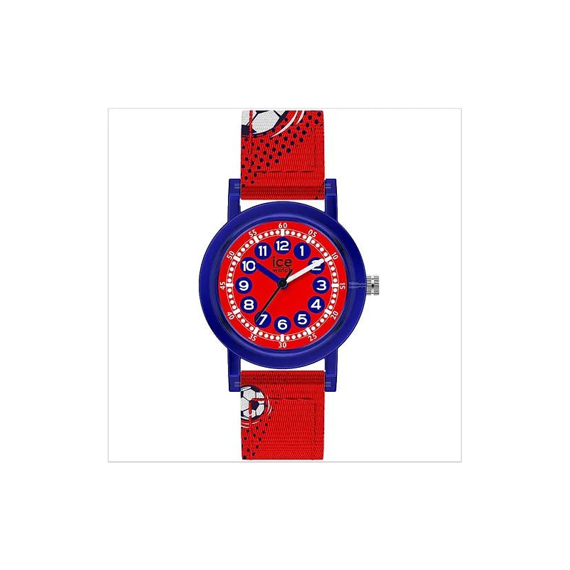 Ice Watch - Montre Junior  Ice Learning Football rouge - ref 22694