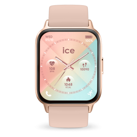Ice Watch - Montre Femme  connectée Ice Fit 1.0 doré rose - ref 024305