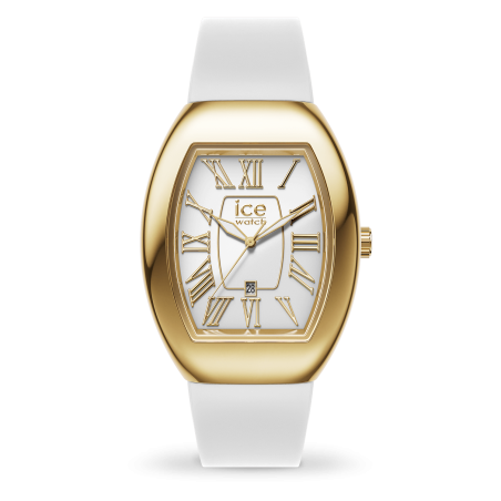 Ice Watch - Montre Femme  Ice Boliday blanche doré - ref 024049