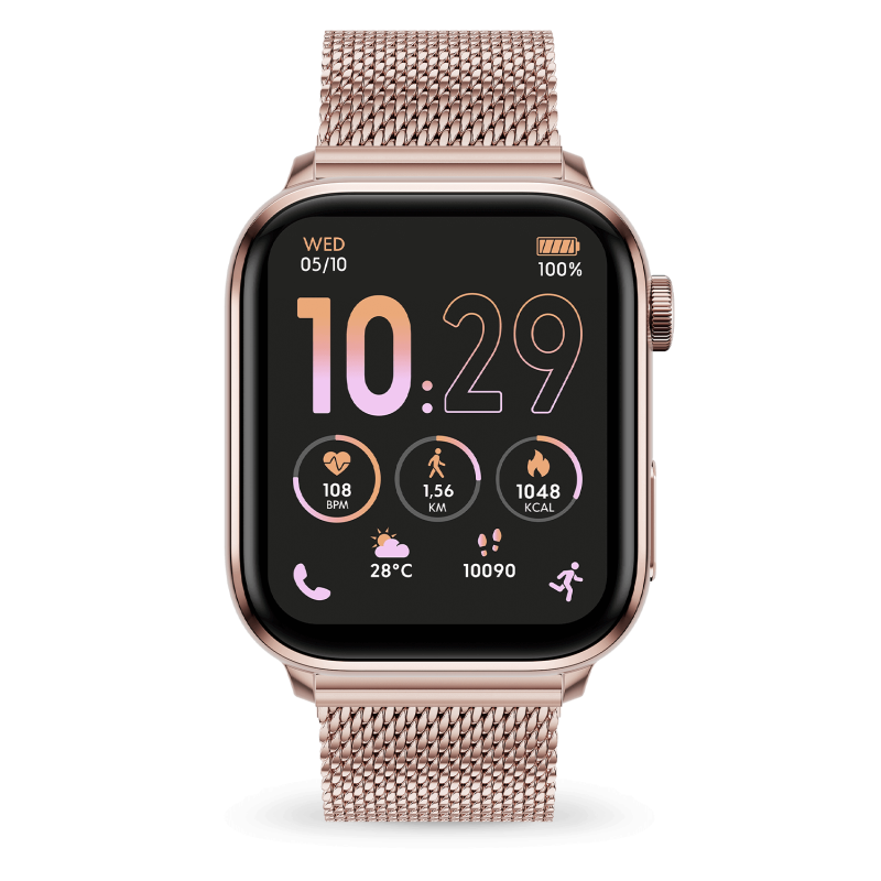 Ice Watch - Montre Femme  connectée Ice Smart 3.0 doré rose - ref 024304