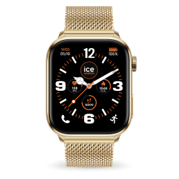 Ice Watch - Montre Mixte  connectée Ice Smart 3.0 doré jaune - ref 024656