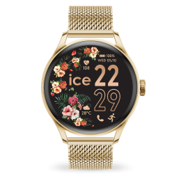 Ice Watch - Montre Femme  connectée Ice Smart 2.0 doré jaune - ref 24655