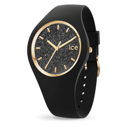 Ice Watch - Montre Mixte  Ice Iconic Glitter noire - ref 024520