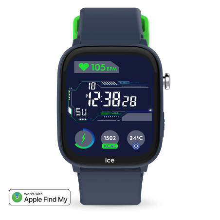 Ice Watch - Montre Junior  connectée Ice Smart Junior 3.0 Find My bleue - ref 24547