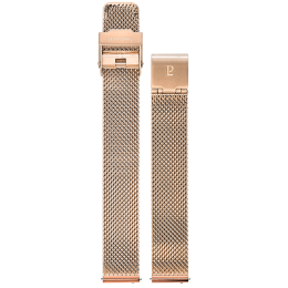 Pierre Lannier - Montre Femme Bracelet  acier milanais doré rose 14 mm - ref BRA010A1455