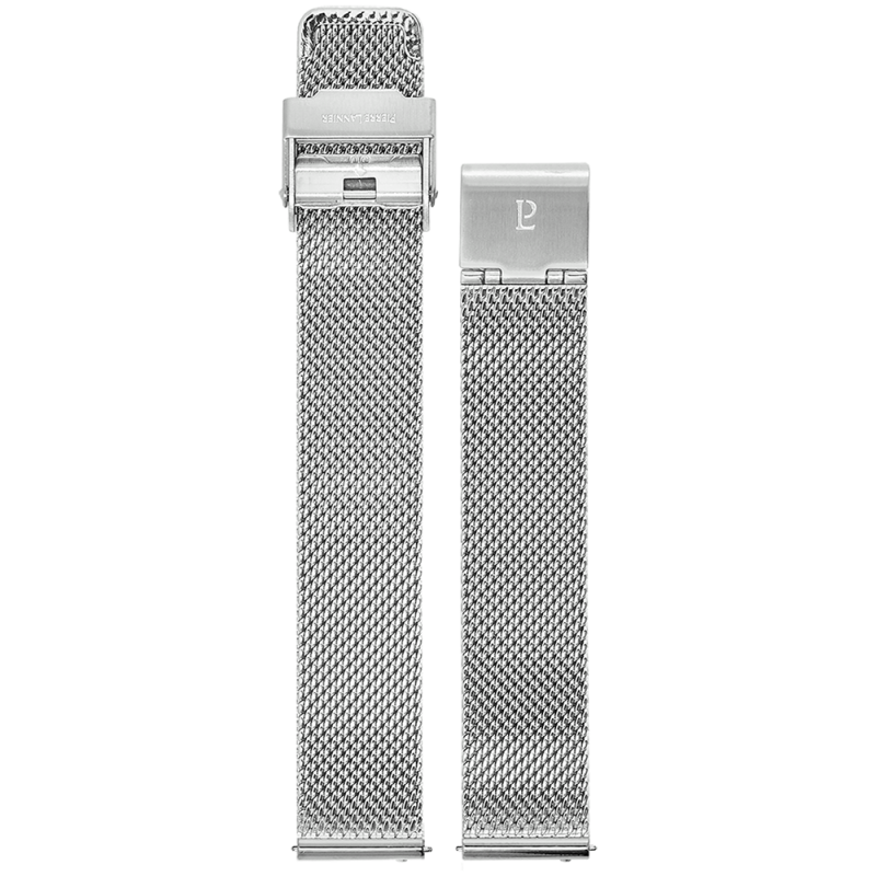 Pierre Lannier - Montre Femme Bracelet  acier milanais argté 16 mm - ref BRA028A1688