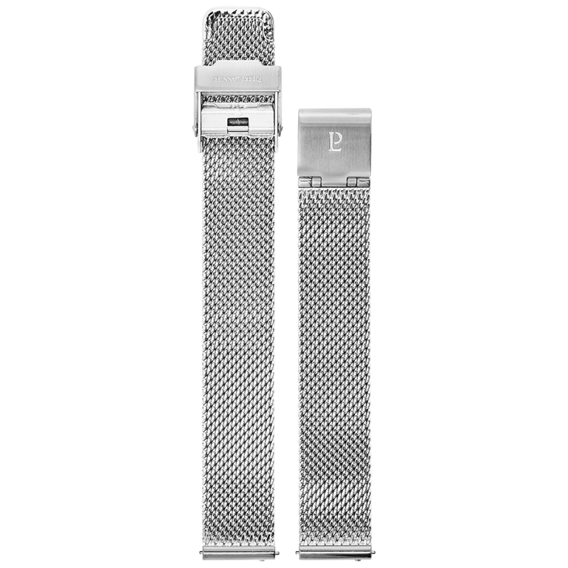 Pierre Lannier - Montre Femme Bracelet  acier milanais argté 14 mm - ref BRA018A1411