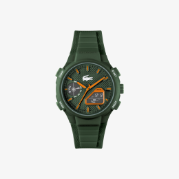 Lacoste - Montre Homme  LC33 kaki bracelet silicone - ref 2011367