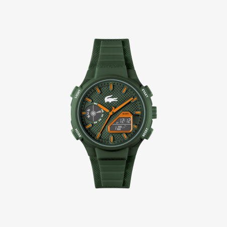 Lacoste - Montre Homme  LC33 kaki bracelet silicone - ref 2011367