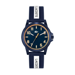 Lacoste - Montre Mixte  Rider bleue bracelet silicone - ref 2020142