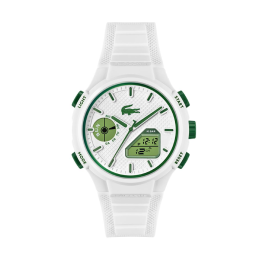 Lacoste - Montre Homme  LC33 blanche et verte - ref 2011364
