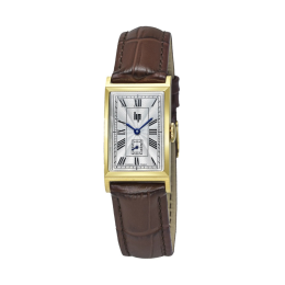 LIP - Montre Mixte  Churchill T18 grise cuir marron - ref 671933