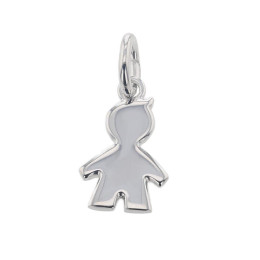 BIJOU COLLECTION - Médaille petit garçon argent massif rhodié Ref 1010525