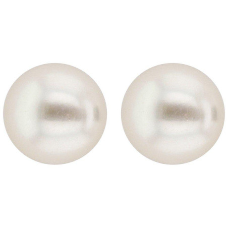 BIJOU COLLECTION - Boucles d'oreilles or 18 carats jaune avec perle de culture d'eau douce Ref 1017997