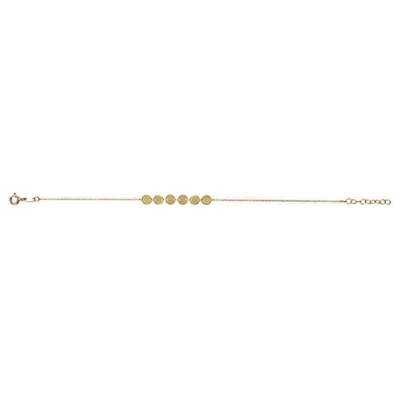 BIJOU COLLECTION - Bracelet rang cercles or 9 carats jaune Ref 1020214
