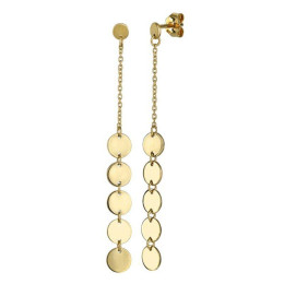 BIJOU COLLECTION - Boucles d'oreilles pendantes fantaisies or 9 carats jaune Ref 1021069