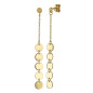 BIJOU COLLECTION - Boucles d'oreilles pendantes fantaisies or 9 carats jaune Ref 1021069