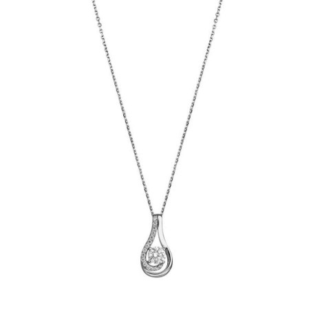 BIJOU COLLECTION - Collier fantaisie en or blanc Ref 1021077