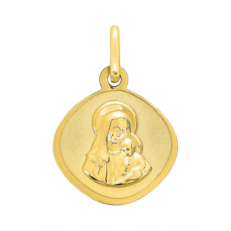 BIJOU COLLECTION - Médaille vierge or jaune 18 carats Ref 20884