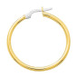 BIJOU COLLECTION - Boucles doreilles créoles lisses or jaune Ref 2535.5